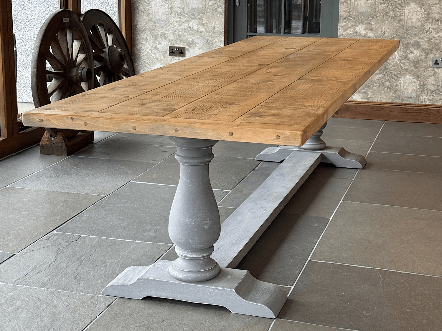 Balustrade Pedestal Table